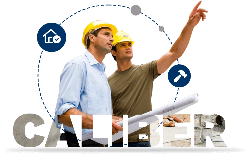 Two men in hard hats architectural commercial contracting florida